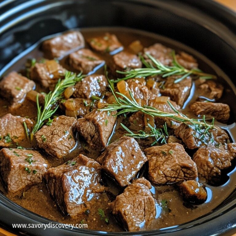 beef tips crock pot recipe