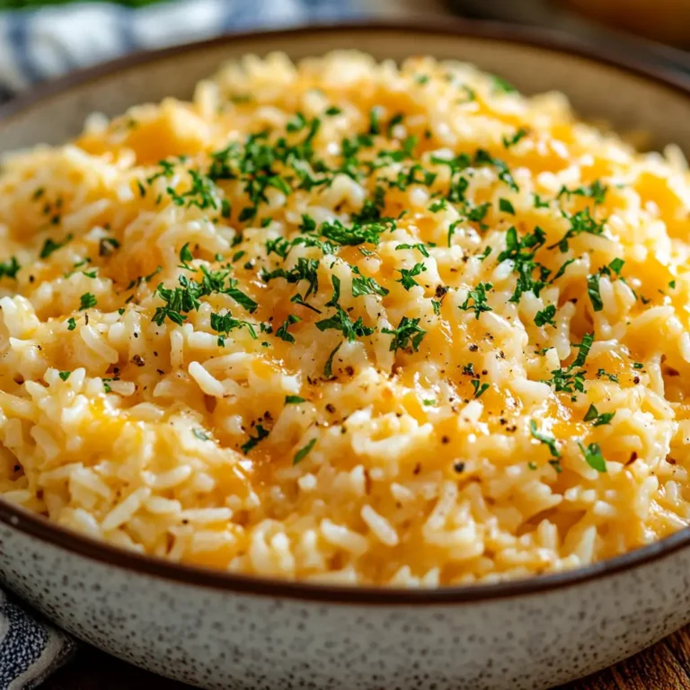 cheesy rice recipe