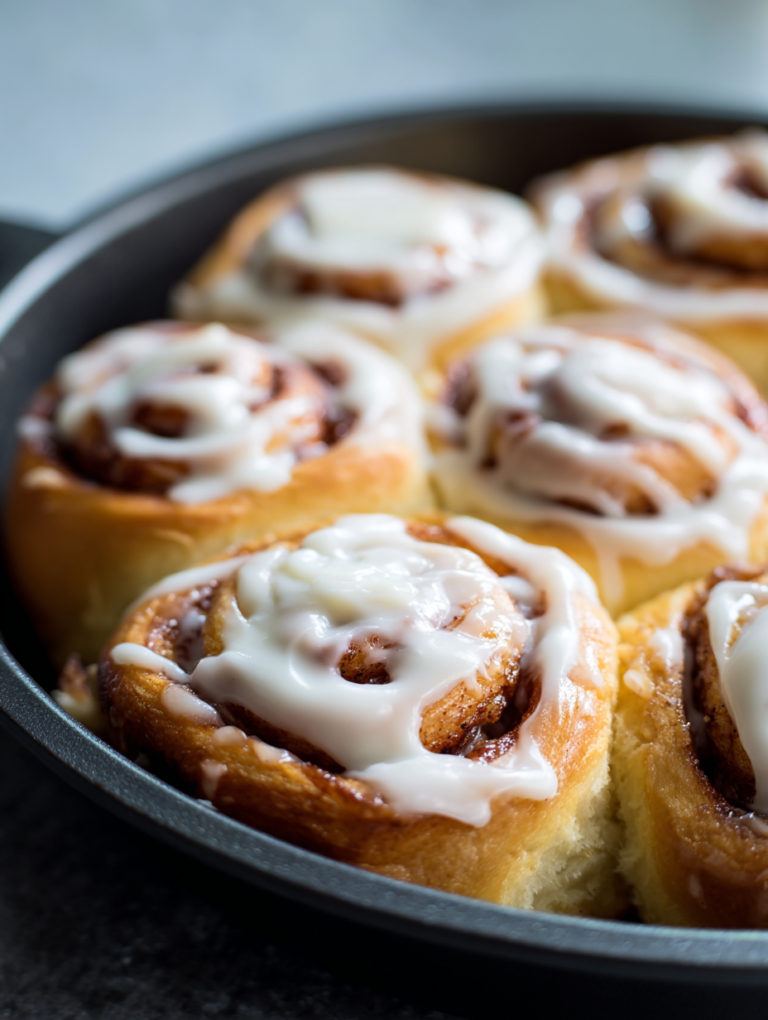 cinnamon rolls frosting recipe without cream cheese