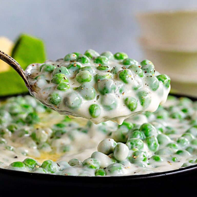 creamed peas recipe