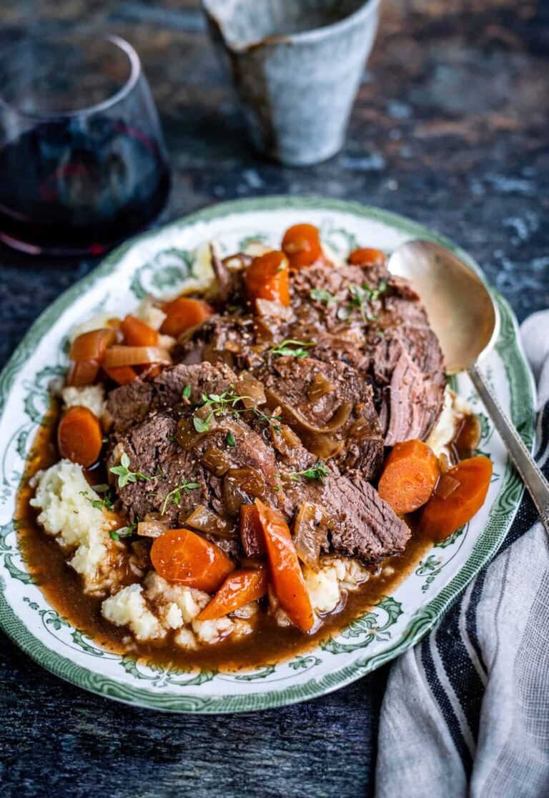 deer pot roast slow cooker recipe