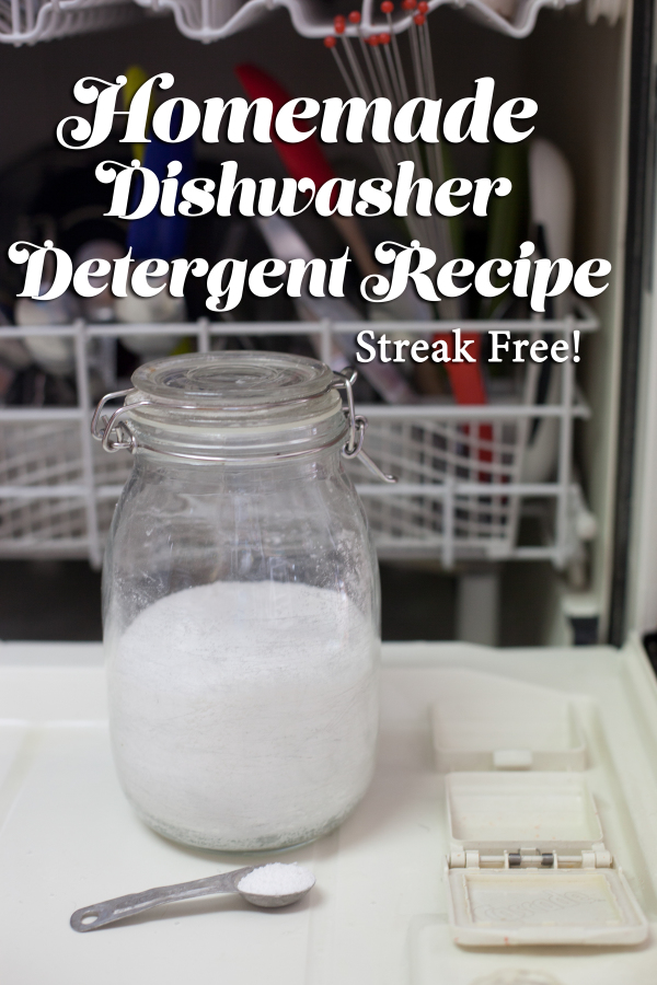 homemade dishwasher soap recipe