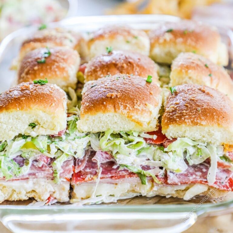 italian sliders recipe
