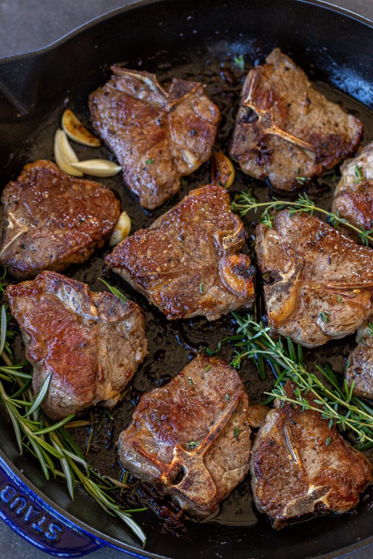 pan seared lamb chops recipe