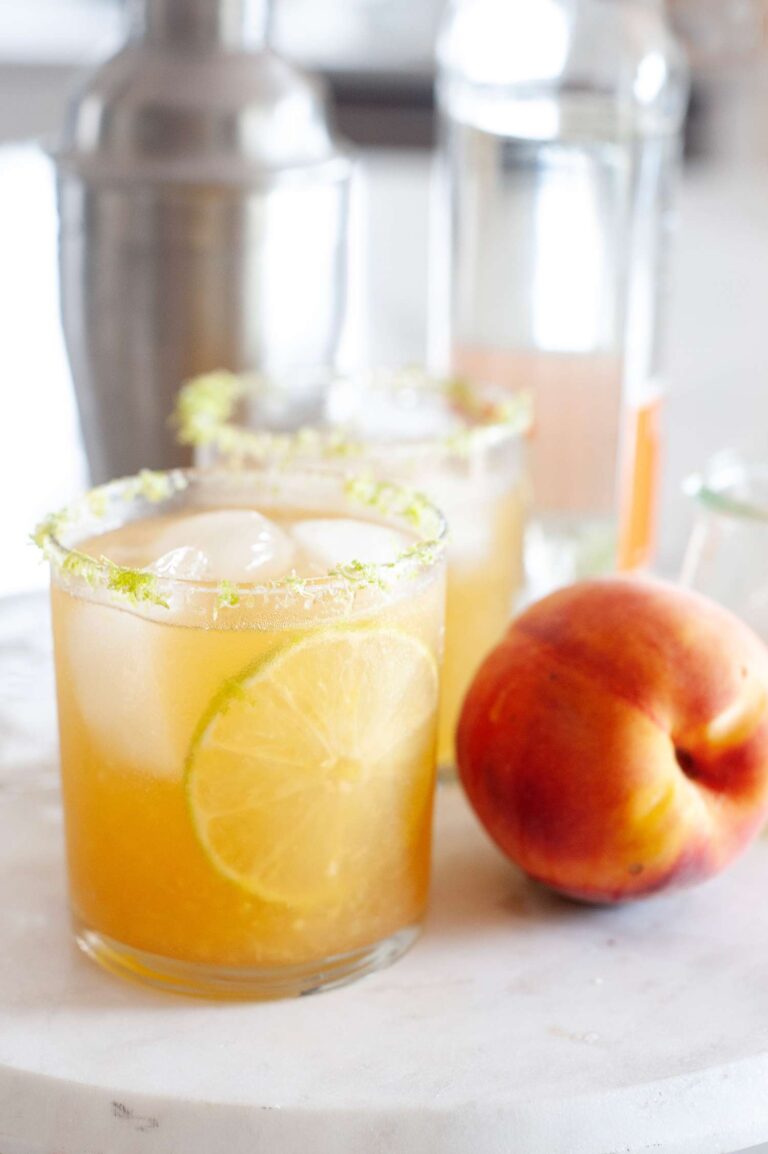 peach margarita drink recipe