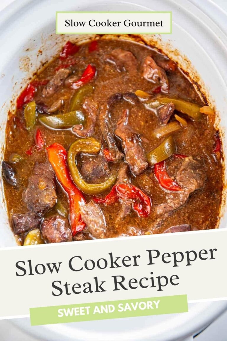 pepper steak slow cooker recipe