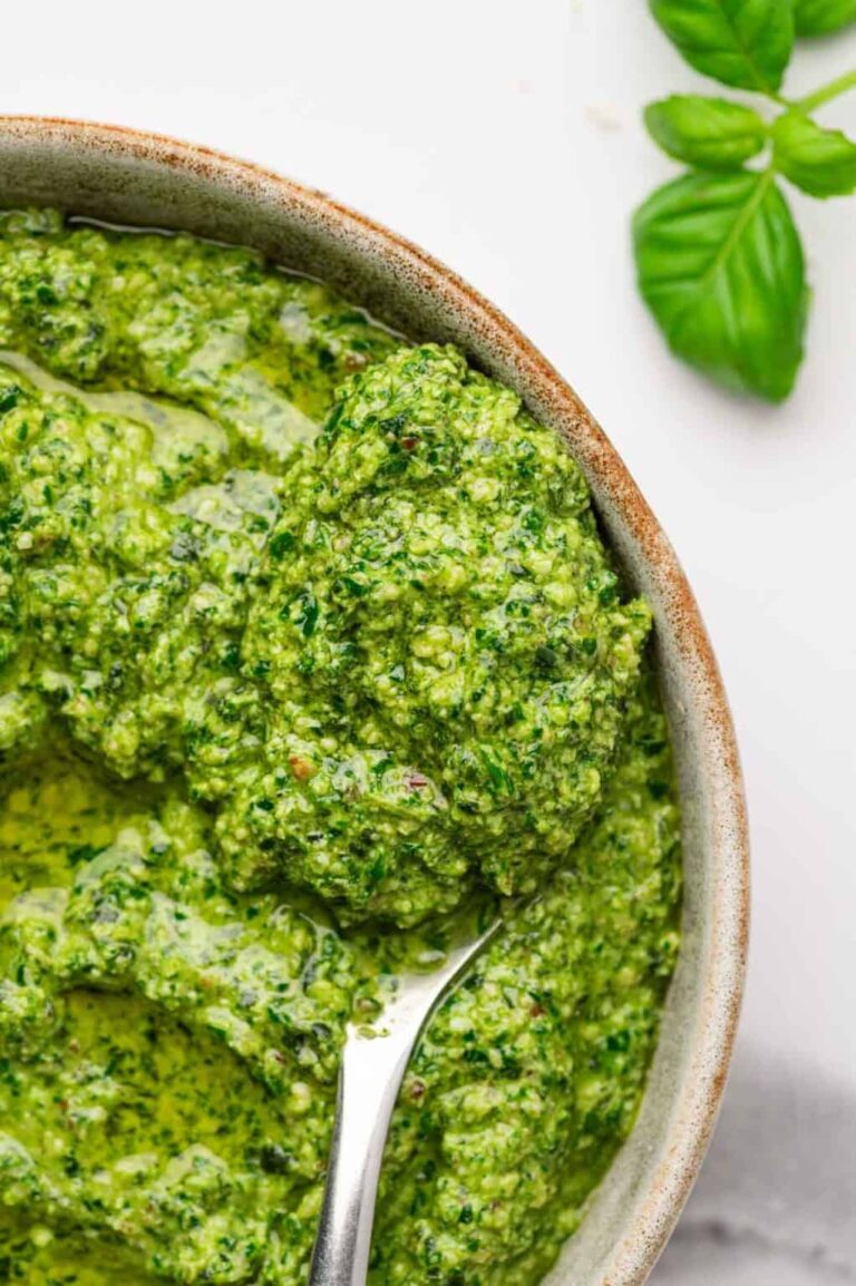 pesto recipe without pine nuts