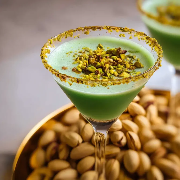 pistachio martini drink recipe