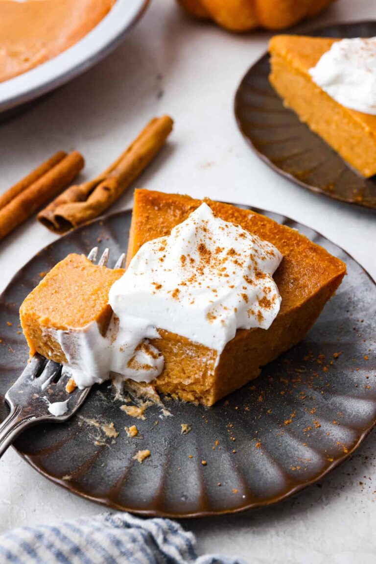 pumpkin pie crustless recipe