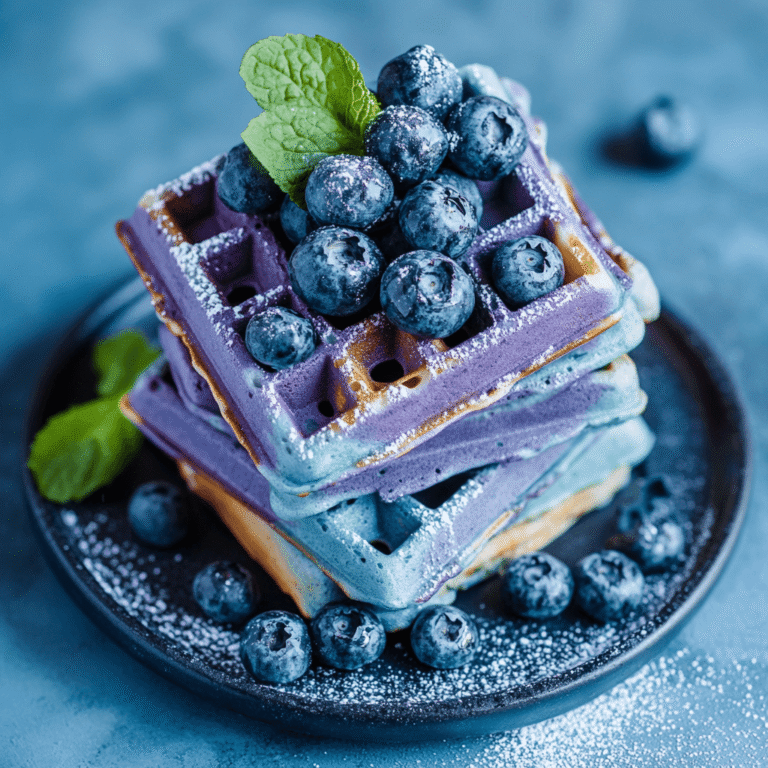 recipe for blue waffles