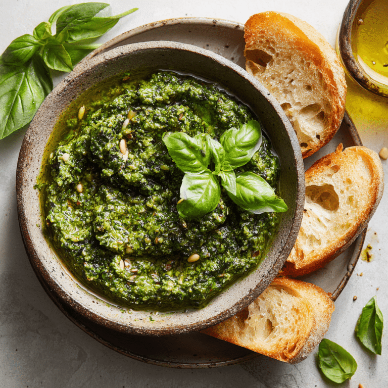 recipe with fresh basil