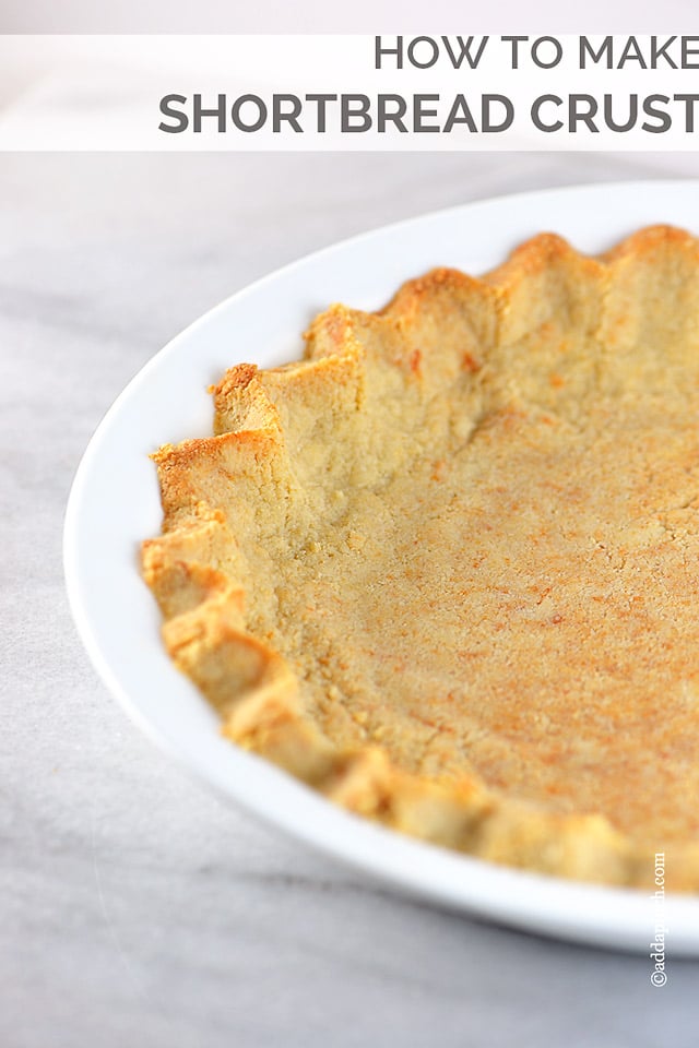 shortbread pie crust recipe