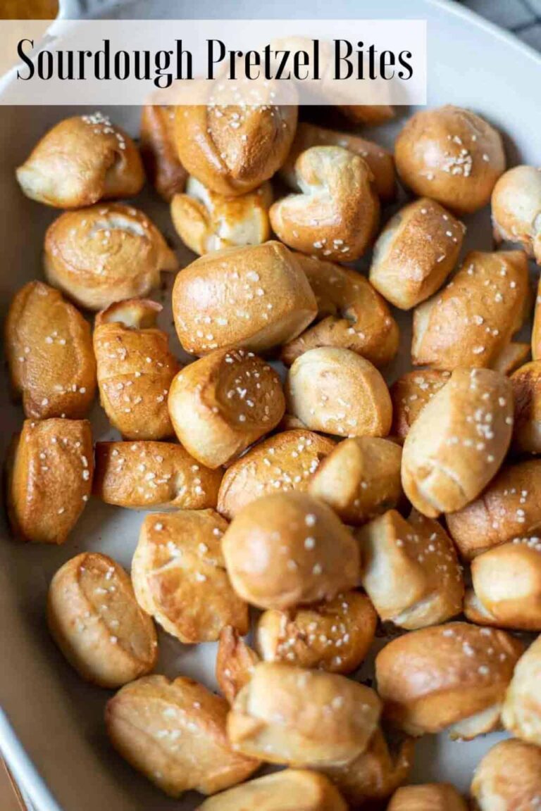 sourdough pretzel bites recipe