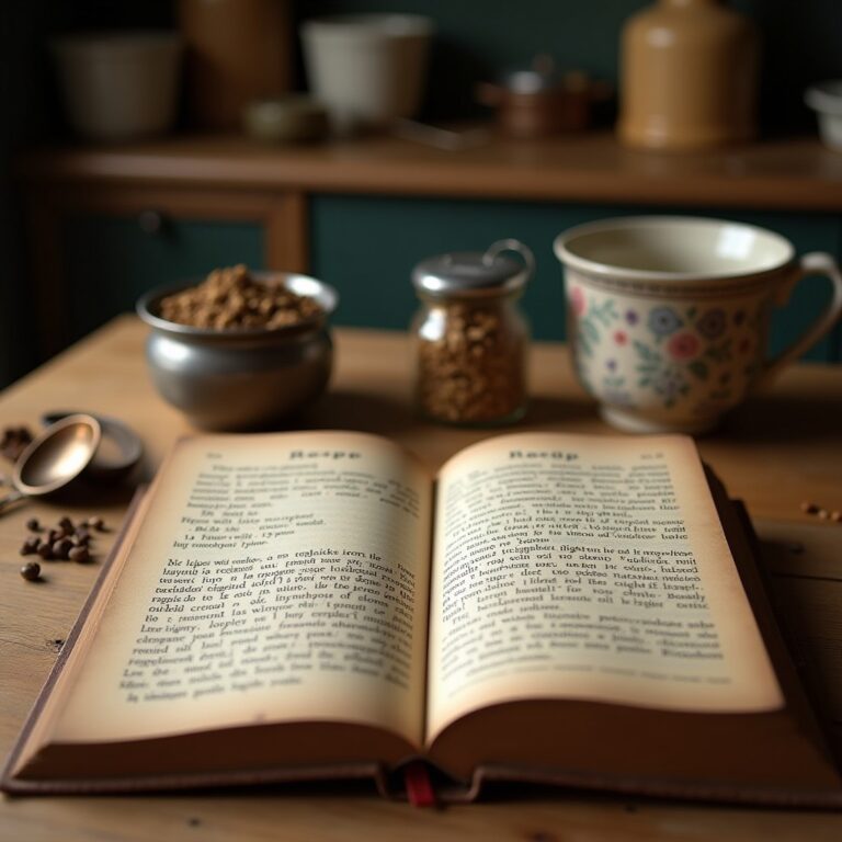 vintage recipe book