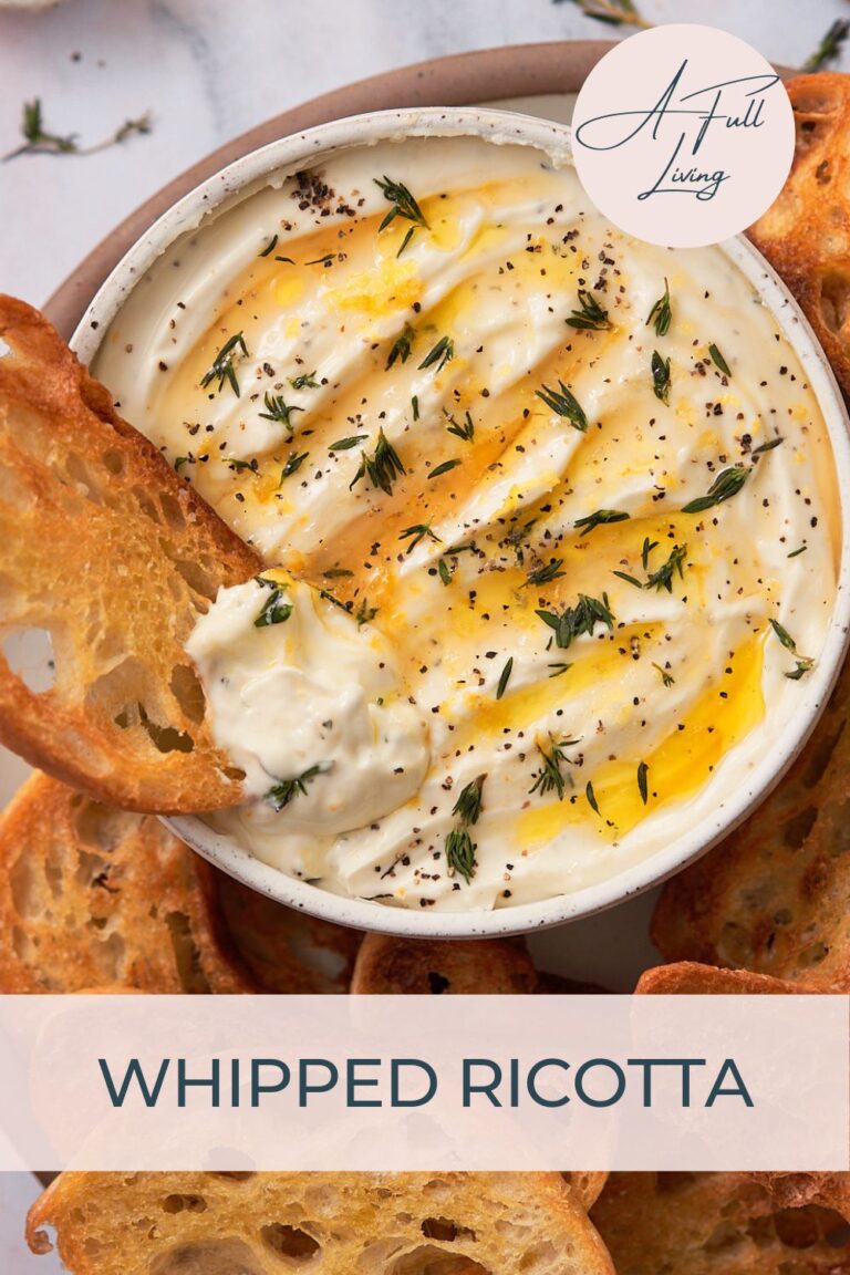 whipped ricotta recipe
